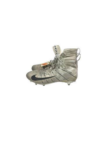 Used Nike Adult FB Cleats White Senior 12.5 11847-S000028291