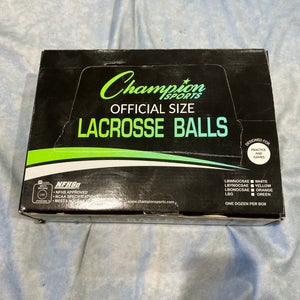 Champion Lacrosse Ball 9 Pack (New)