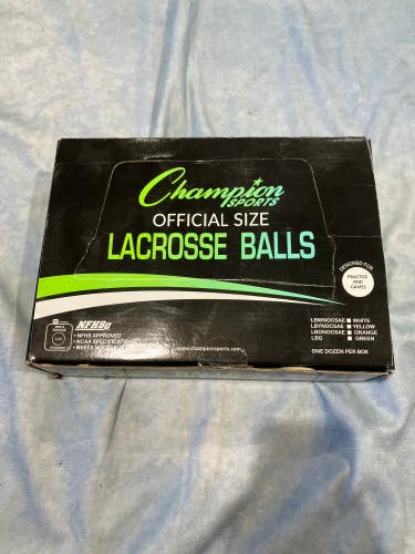 Champion Lacrosse Ball 9 Pack (New)
