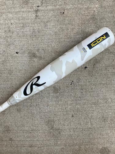 2025 Rawlings Icon Composite Bat USSSA Certified (-8) Composite 22 oz 30" (Used)