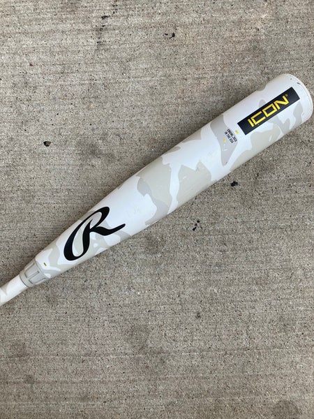 2025 Rawlings Icon Composite Bat USSSA Certified (-8) Composite 22 oz 30" (Used)