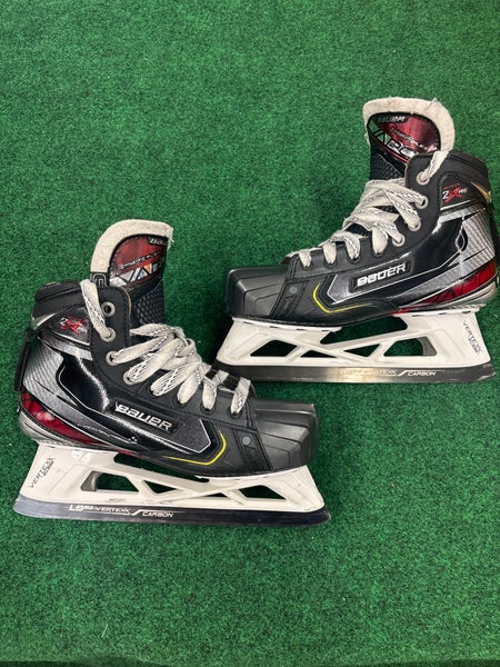 Intermediate Bauer Vapor 2X Pro Hockey Goalie Skates (Regular) Size 5 (Used)