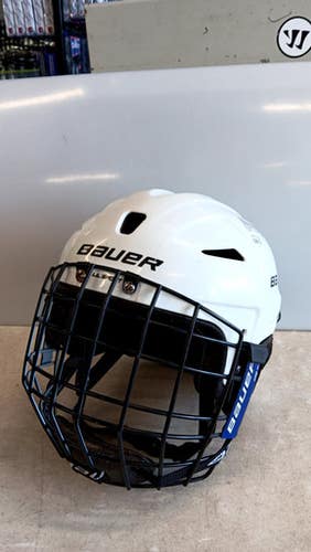 Used Bauer LIL SPORT Helmet Cage Combo White XS 11858-S000077681