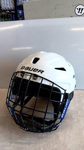 Used Bauer LIL SPORT Helmet Cage Combo White XS 11858-S000077681