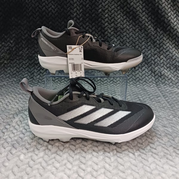 Adidas Women's Adizero Instinct TP Softball Cleats Black White Grey Sz 8 IH3474