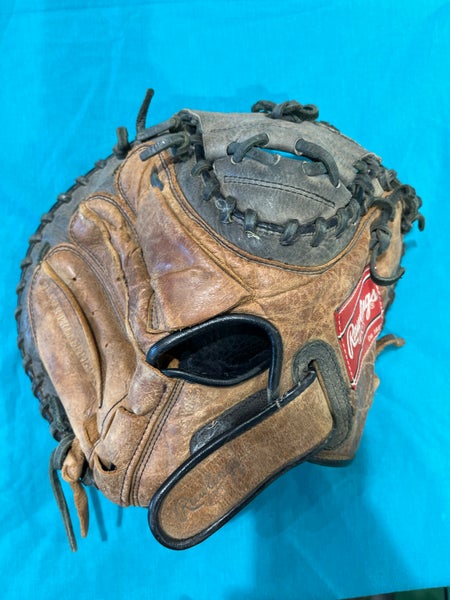 Brown Rawlings Player Preferred RH Catcher's Baseball Glove 32" (Used)