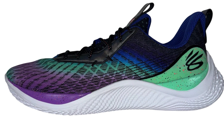 Under Armour Curry 10 Northern Lights Mens Size 17 Black Sneakers Shoes Athletic New