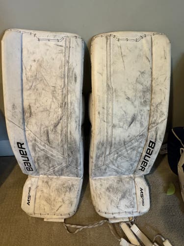 Large  Bauer MACH Goalie Leg Pads (Used)