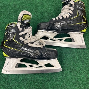 Junior Bauer GSX Hockey Goalie Skates (Regular) Size 2 (Used)