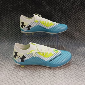 Womens 11.5 / Mens 10 Under Armour Shadow Elite 2.0 FG Soccer Cleats White Capri