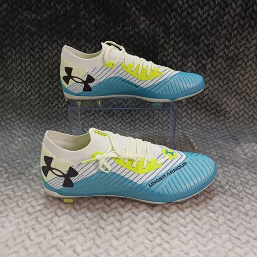 Womens 11.5 / Mens 10 Under Armour Shadow Elite 2.0 FG Soccer Cleats White Capri