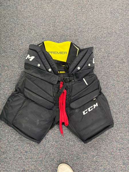 Black CCM Premier Hockey Goalie Pants (Used) | Senior Large
