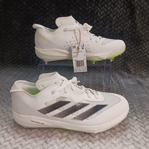 Adidas Adizero Instinct+ Womens Softball Cleats White Volt IF3361 Size 7.5