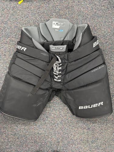 Black Bauer Elite Hockey Goalie Pants (Used) | Senior Large