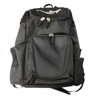 Used Rawlings BACKPACK BB/SB Player Backpack Black 11760-S000079777