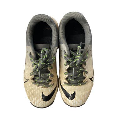 Used Nike NIKE BASEBALL CLEATS BB/SB Cleats Grey Youth 11.0 11760-S000079775