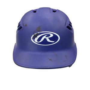 Used Rawlings 6 7/8 - 7 5/8 Batting Helmet No Mask Royal Blue MD 11760-S000079768