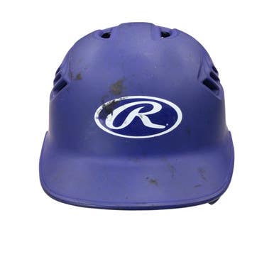 Used Rawlings 6 7/8 - 7 5/8 Batting Helmet No Mask Royal Blue MD 11760-S000079768