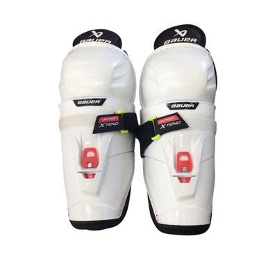 Used Bauer VAPOR Youth Shin Guards White 8" 11760-S000079751