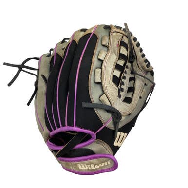 Used Wilson FLASH BB/SB Glove RH Throw Grey 11 1/2" 11760-S000079744