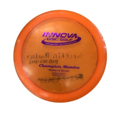 Used Innova CHAMPION MAMBA Disc Golf Driver Orange 11760-S000079730