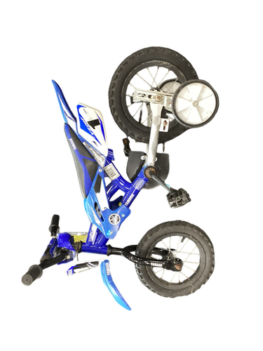 Used YAMAHA MOTOBIKE Training Wheel Bike Boys Royal Blue 12" 11613-S000163575