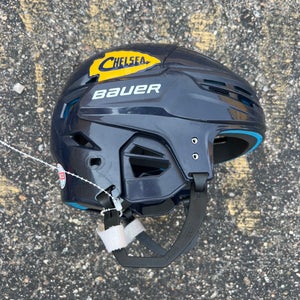 Blue Medium Bauer Re-akt 55 Helmet (Used)