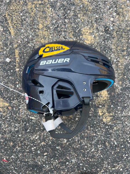 Blue Medium Bauer Re-akt 55 Helmet (Used)