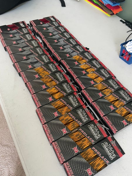 Waxed Shooting String Bundle (elite hockey 72inch tipped laces)