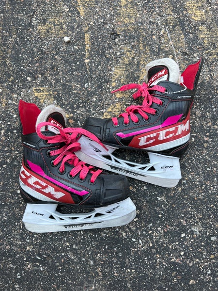 Youth CCM JetSpeed FT485 Hockey Skates Regular Width 10 (Used)