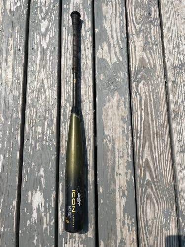 2023 Rawlings Icon Composite BBCOR Certified Bat (-3) 30.5 oz 33" (Used)