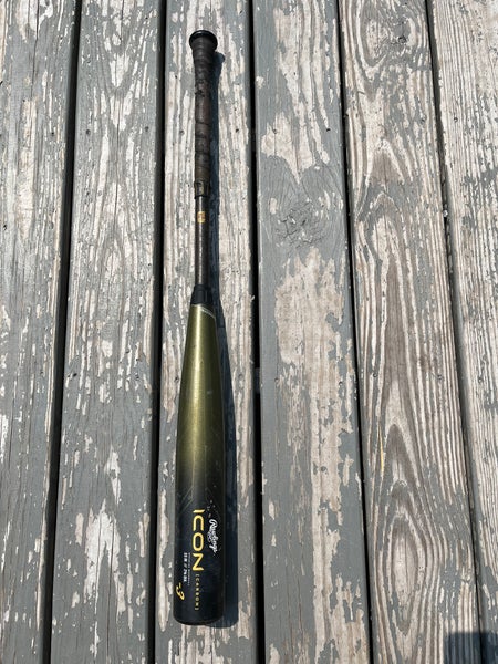 2023 Rawlings Icon Composite BBCOR Certified Bat (-3)  30.5 oz 33" (Used)