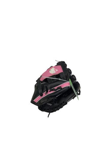Used HELLO KITTY BB/SB Glove RH Throw Black 9" 11347-S000252207