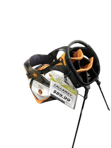 Used Callaway TITOS 7 WAY STAND BAG Mens Stand Bag Black And Orange 11347-S000252197