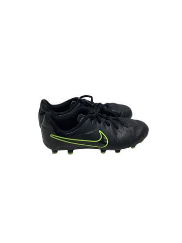 Used Nike SOCCER CLEAT Soccer Cleats Black And Neon Green Junior 01 11347-S000252396