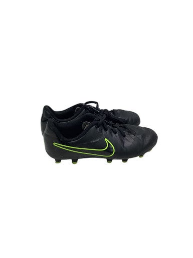 Used Nike SOCCER CLEAT Soccer Cleats Black And Neon Green Junior 01 11347-S000252396