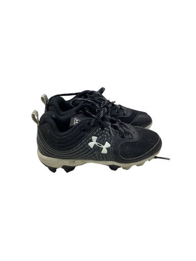 Used Under Armour BASEBALL CLEAT BB/SB Cleats Black Youth 12.0 11347-S000252379