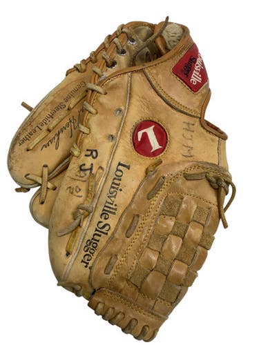 Used Louisville Slugger PLAYER SERIES BB/SB Glove RH Throw Tan 12" 11347-S000252365
