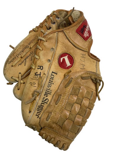 Used Louisville Slugger PLAYER SERIES BB/SB Glove RH Throw Tan 12" 11347-S000252365