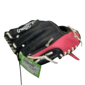 Used Rawlings PLAYER SERIES BB/SB Glove T-ball Black 9" 11347-S000252366