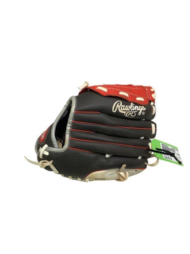 Used Rawlings PL10DSSW BB/SB Glove T-ball Red 10" 11347-S000252351