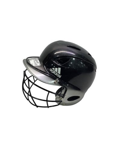 Used Adidas ADIDAS ADJUSTABLE HELMET Batting Helmet w/Mask Black SM 11347-S000252345