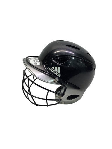 Used Adidas ADIDAS ADJUSTABLE HELMET Batting Helmet w/Mask Black SM 11347-S000252345