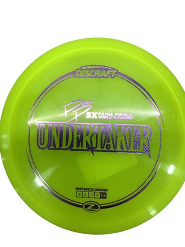 Used Discraft Z UNDERTAKER Disc Golf Driver Yellow 11347-S000252290