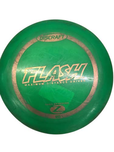 Used Discraft Z FLASH Disc Golf Driver Green 11347-S000252291