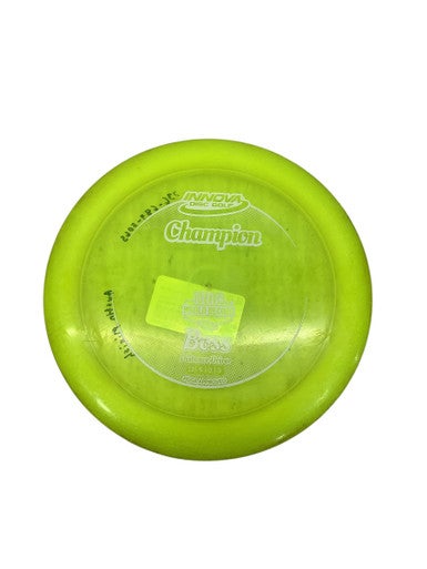 Used Innova CHAMPION BOSS Disc Golf Driver Yellow 11347-S000252277