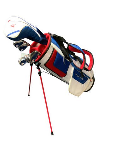 Used Top Flite XL MENS Mens Package Set RH White/Royal/Red 10 Piece 11823-S000033190