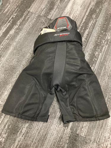 Black Junior Small CCM JetSpeed FT370 Hockey Pants (Used)