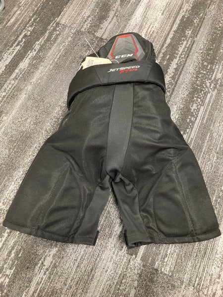 Black Junior Small CCM JetSpeed FT370 Hockey Pants (Used)