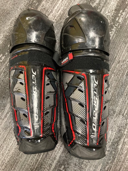 Senior CCM Jetspeed edge Shin Pads 14" (Used)